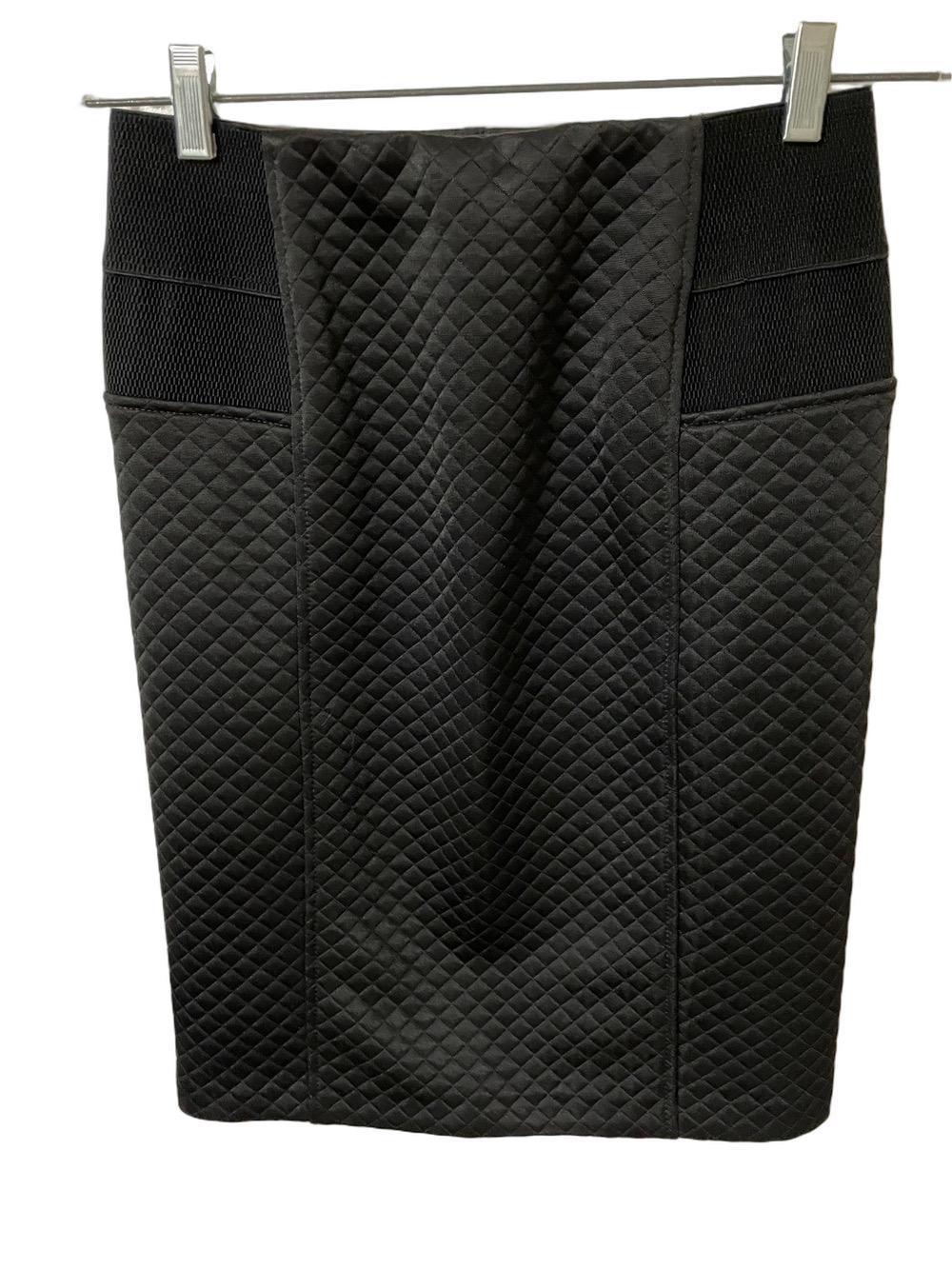 Nwt’s Joseph Ribkoff Black Quilted Pencil Skirt Size 6